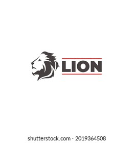 lion king head logo template