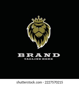 Lion King Head Luxury Logo