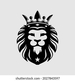 Lion King Head Vector Illustration Art Stock Vector (Royalty Free ...