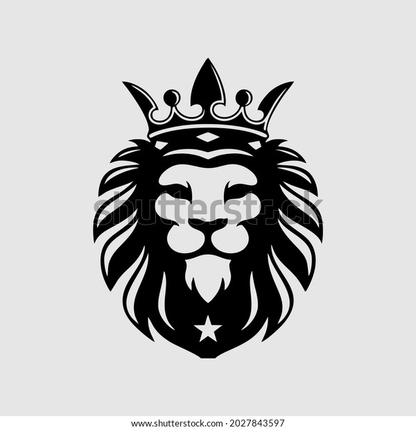 Lion King Head Vector Illustration Art Stock Vector (Royalty Free ...