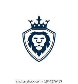 King Lion Logo Design Stock Vector (Royalty Free) 1331094941 | Shutterstock