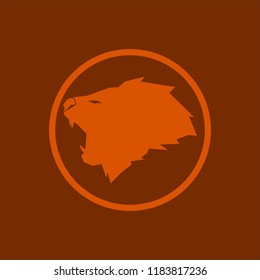 Lion king icon vector