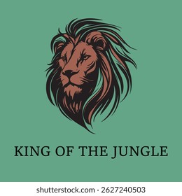 Lion, king of the jungle