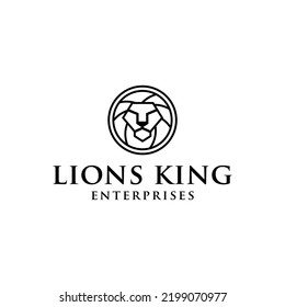 Lion King Law . Simple and Clean Logo