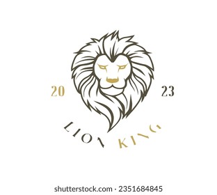 Lion King Logo Adobe illustrator