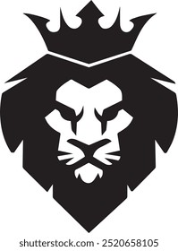 lion king logo and cool design vector template.