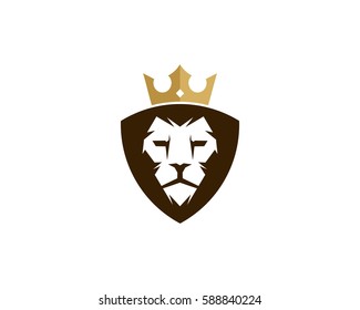 Elemento de diseño del logotipo de Lion King