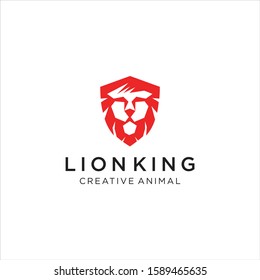 Lion King Logo Design . lion king head logo design mascot