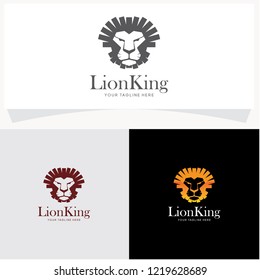 Lion King Logo Design Template