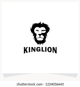 Lion King Logo Design Template