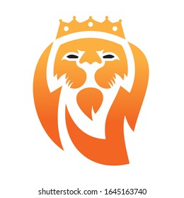 Lion King Logo Design Template