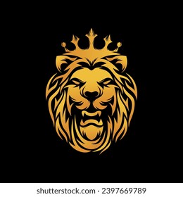  Vector de diseño del logotipo del rey león