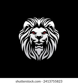 Vector de diseño del logotipo del rey león