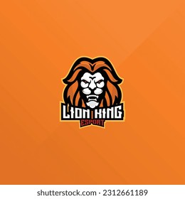 lion king logo gaming esport design