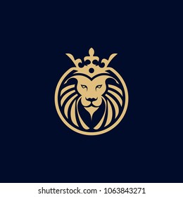 lion king logo template