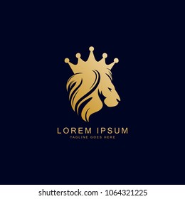 lion king logo template