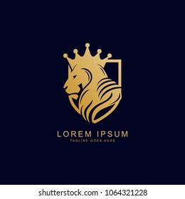 lion king logo template