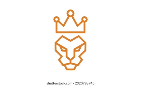 LION KING LOGO vector design template