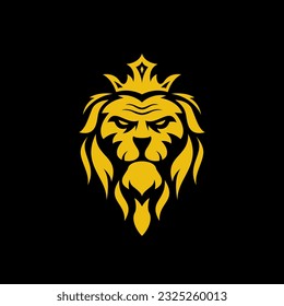 Lion King Logo Vector Design
