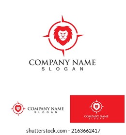 Lion King  logo vector illustration design.gold  lion king head sign concept isolated black background