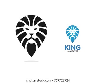 Lion King Point Navigator Negative Logo