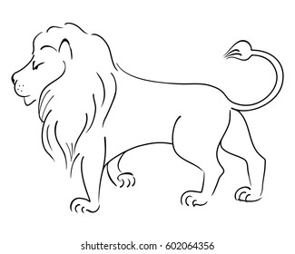 Lion Drawing High Res Stock Images Shutterstock