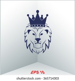 The Lion King vector icon.