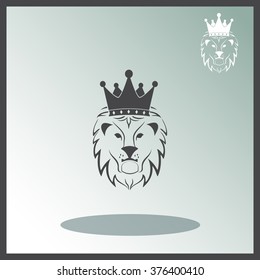 The Lion King vector icon.