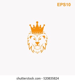 Lion King vector icon