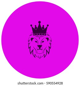 Lion King vector  icon
