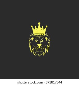 Lion King vector  icon.
