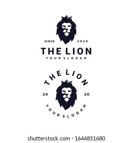 lion king vector logo design