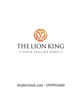 The lion King vector logo tamplate