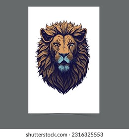 Lion king vector t-shirt design