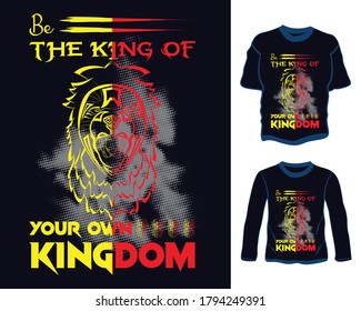 Lion Kingdom Vector t shirt design