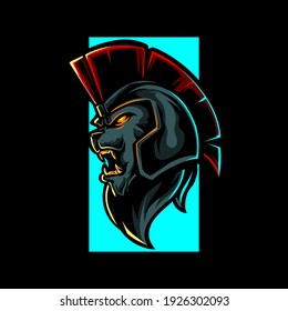 Lion Knight E Sport Mascot Logo