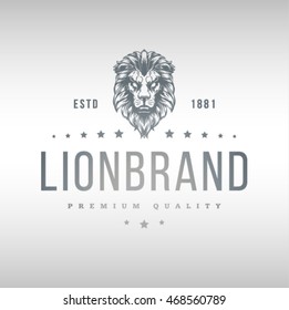 Lion label