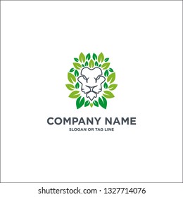 lion leaf logo