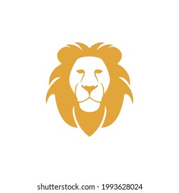 Lion leo face logo design inspiration