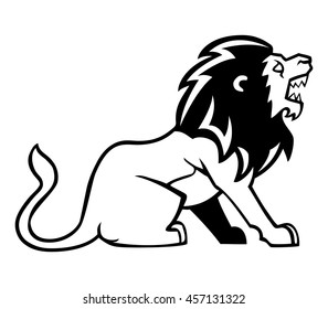 Lion Line Art