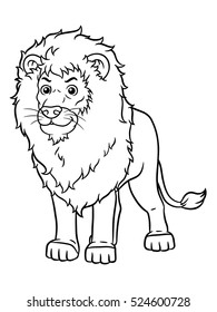 Lion Line Art