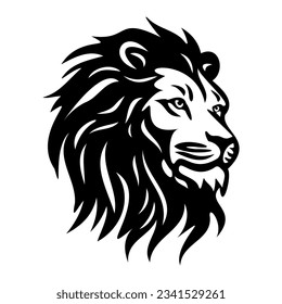 Lion line icon. Cat, savannah, predator, zodiac, africa, King, mane, tiger, pride, beast. Black vector icons on a white background for Business