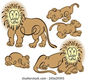 lion and lionet