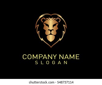 Lion logo 2 Black Background