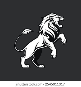 Un león en un logotipo