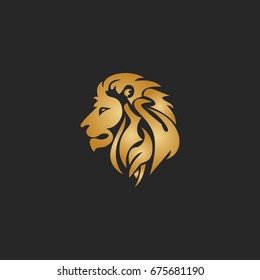 Gold Lion Head Images Stock Photos Vectors Shutterstock