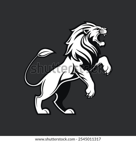 A lion in a logo