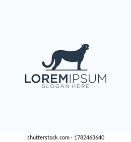 Lion logo abstract design vector illustration