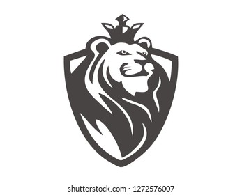 lion logo animal