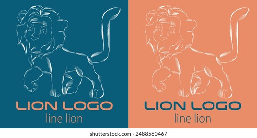 Lion Logo animal, , strong, business, icon, royal, luxury, king, leo, premium, head, emblem, mascot, vintage, graphic, vector, logo, sign, template, face, creative, illustration, badge, lion, , power,